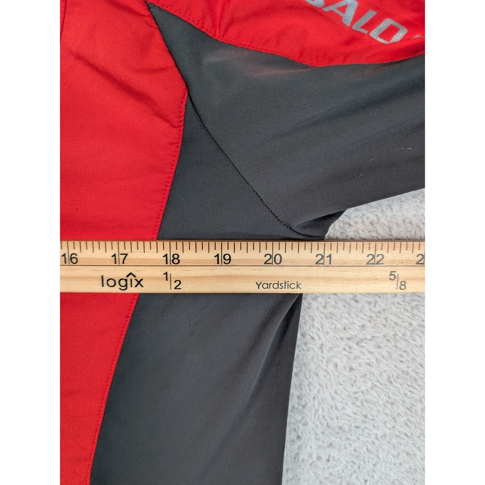 Salomon ClimaWind Mens Large Red Grey Full Zip Running Cycling Jacket L - Picture 5 of 12